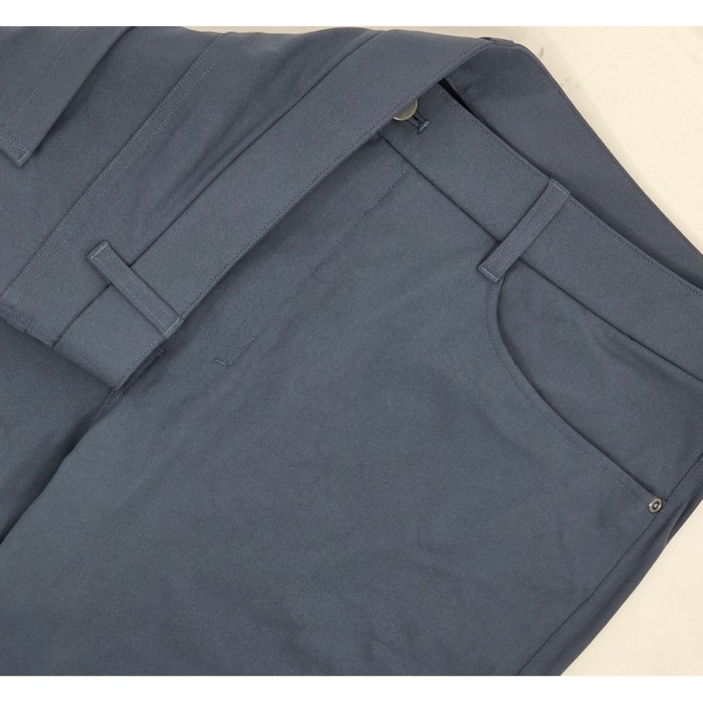 Lululemon ABC Slim Fit 5 Pocket Pants Mens 38 Oil Slick Gray 26" Warpstreme 28"